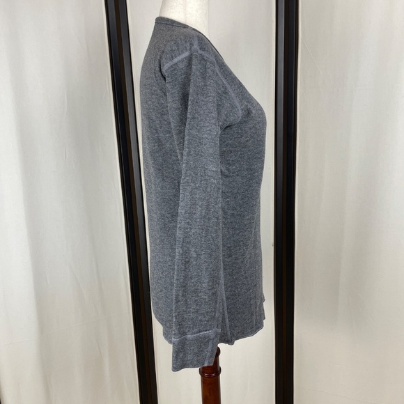 L.L.Bean Two-Layer Cotton Wool Base Layer Long Sleeve Shirt Heather Gray Size L - Picture 4 of 12